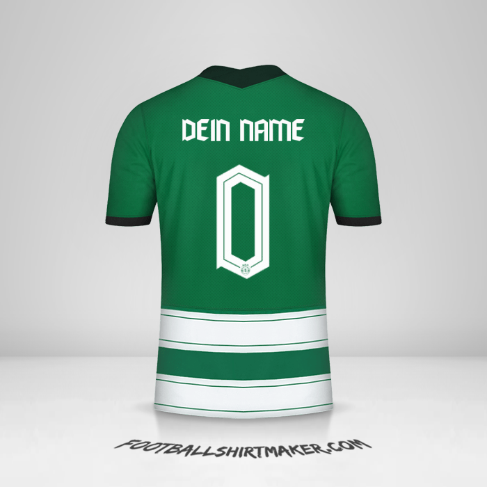 Trikot Sporting Clube 2022/2023 UCL -  dein name - 0