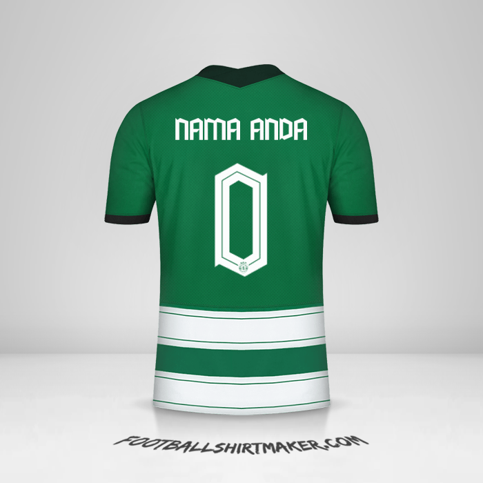 Jersey Sporting Clube UCL 2022/2023 -  nama anda - 0
