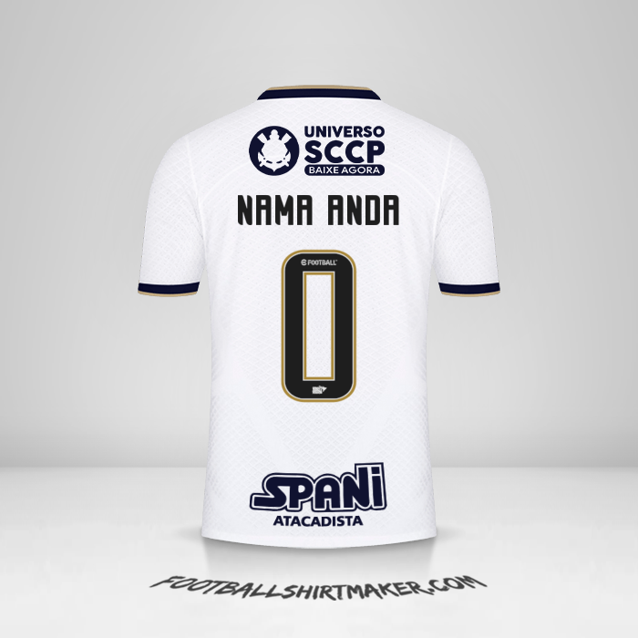 Jersey Corinthians 2022/2023 -  nama anda - 0