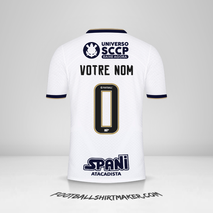 Maillot Corinthians 2022/2023 -  votre nom - 0