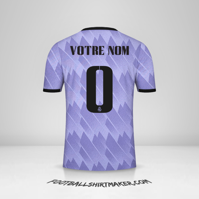 Maillot Real Madrid CF 2022/2023 Cup II -  votre nom - 0
