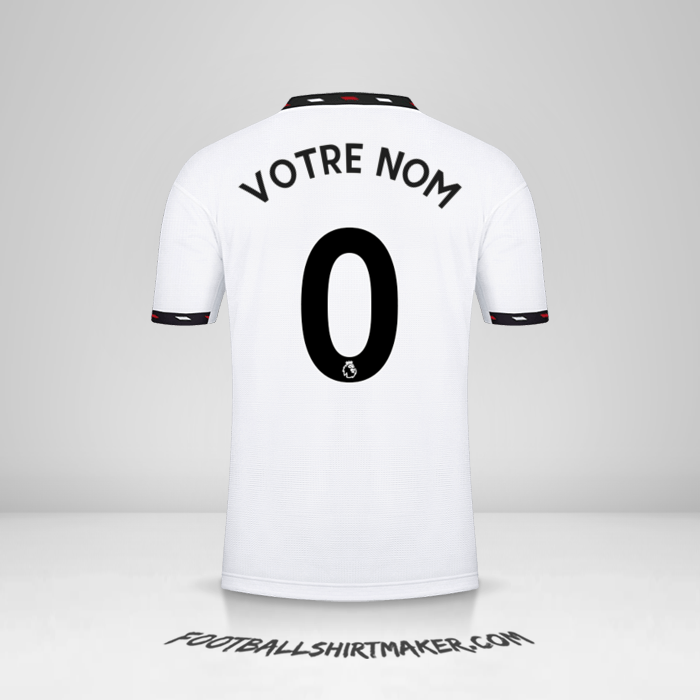 Maillot Manchester United 2022/2023 II -  votre nom - 0