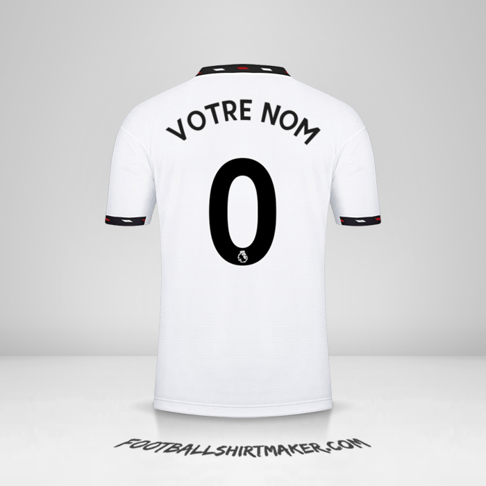 Maillot Manchester United 2022/2023 II -  votre nom - 0