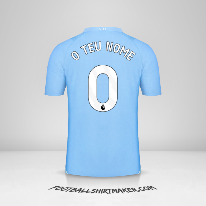 Camisola Manchester City 2023/2024 -  o teu nome - 0