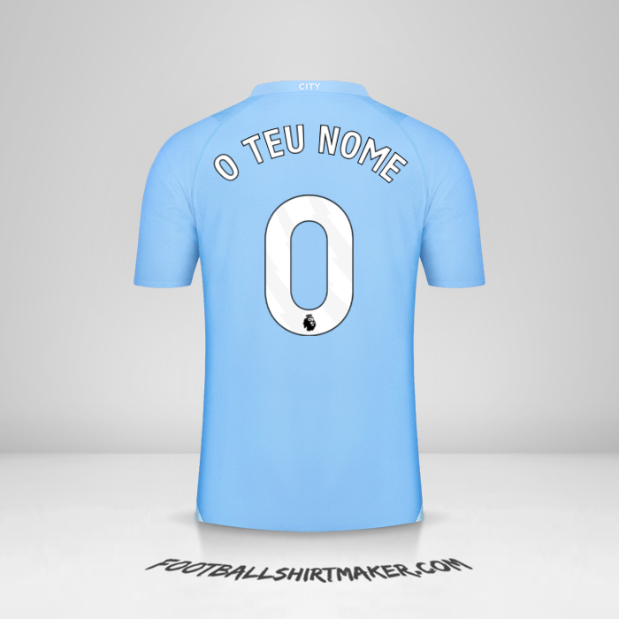 Camisola Manchester City 2023/2024 -  o teu nome - 0