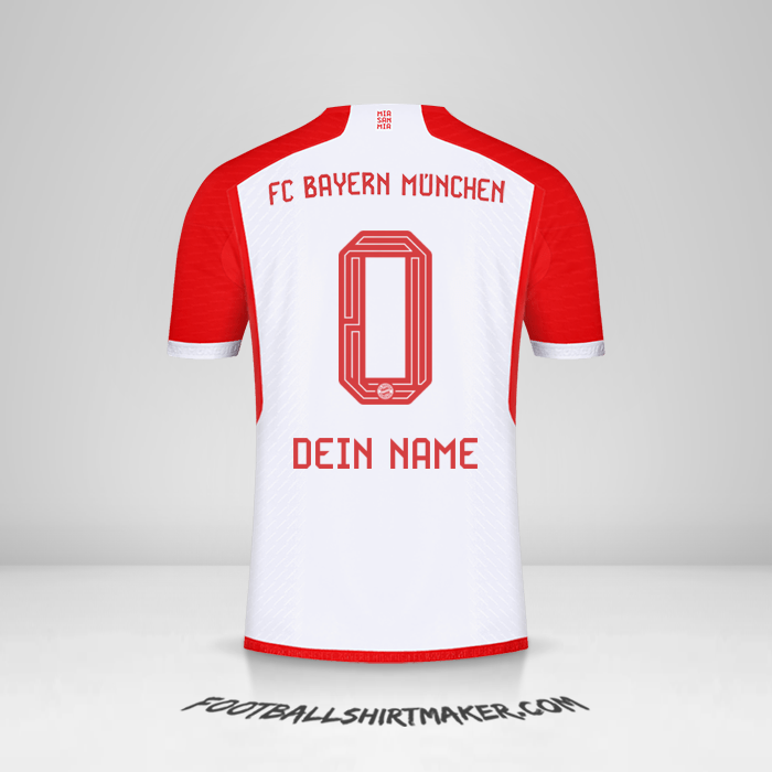 Trikot FC Bayern Munchen 2023/2024 -  dein name - 0