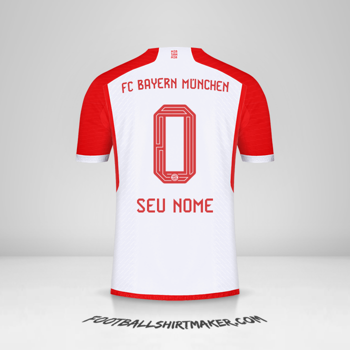 Camisa FC Bayern Munchen 2023/2024 -  seu nome - 0