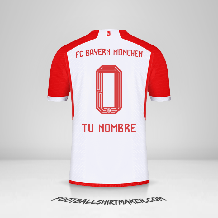 Jersey FC Bayern Munchen 2023/2024 -  tu nombre - 0