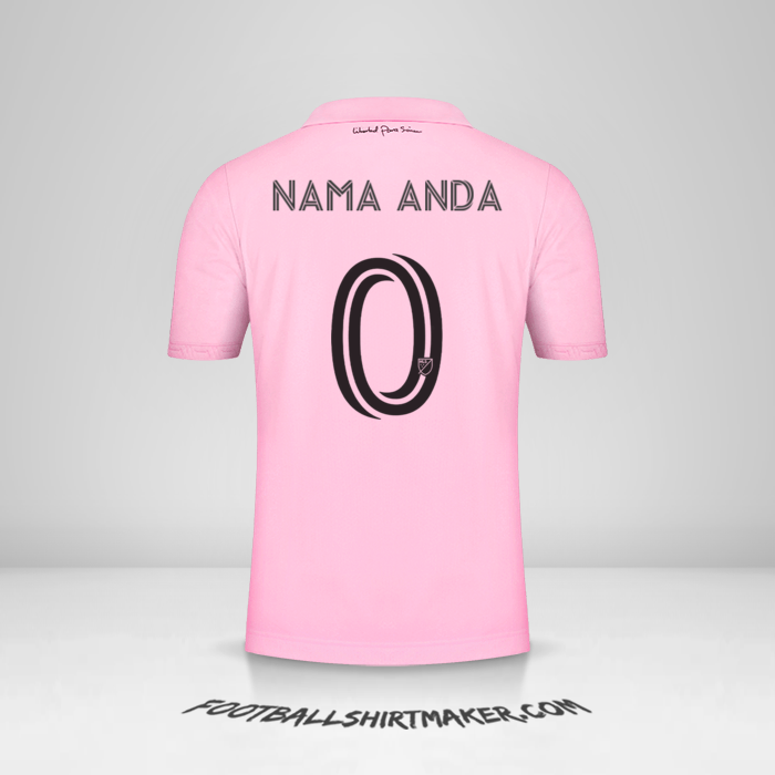Jersey Inter Miami 2022/2023 -  nama anda - 0