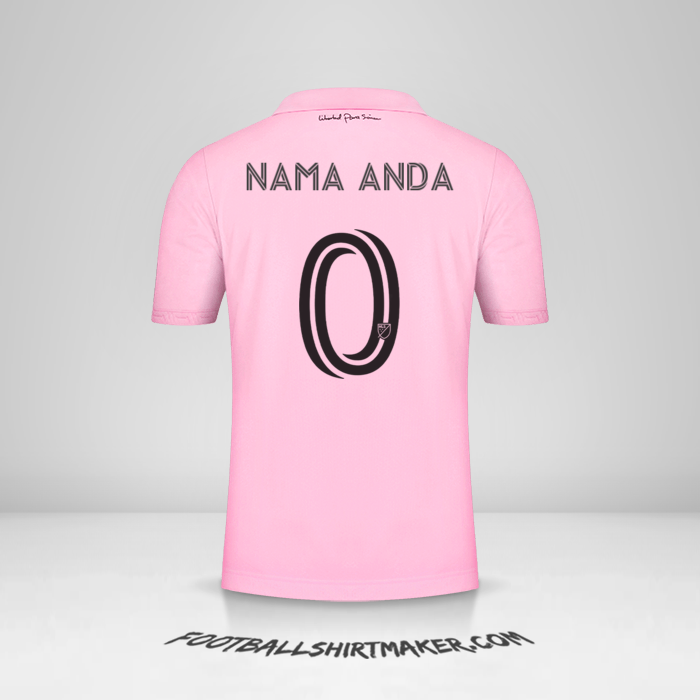 Jersey Inter Miami 2022/2023 -  nama anda - 0