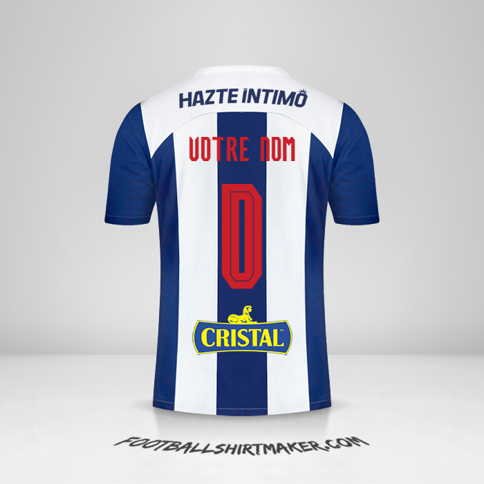 Maillot Club Alianza Lima 2023 -  votre nom - 0