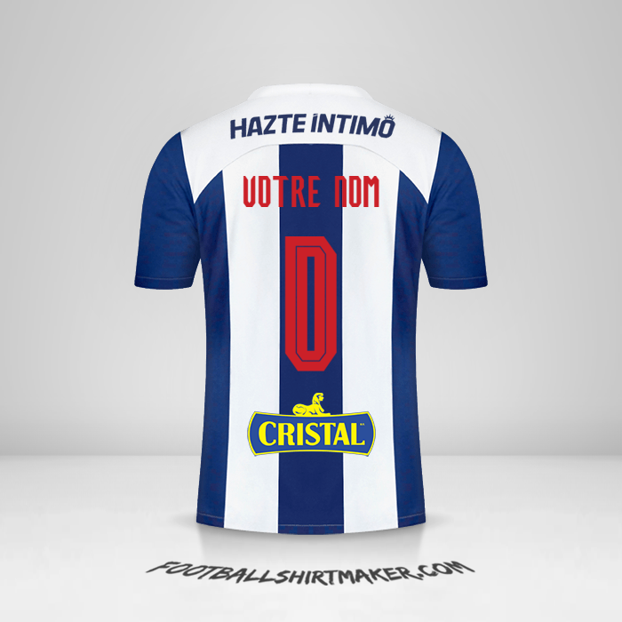Maillot Club Alianza Lima 2023 -  votre nom - 0