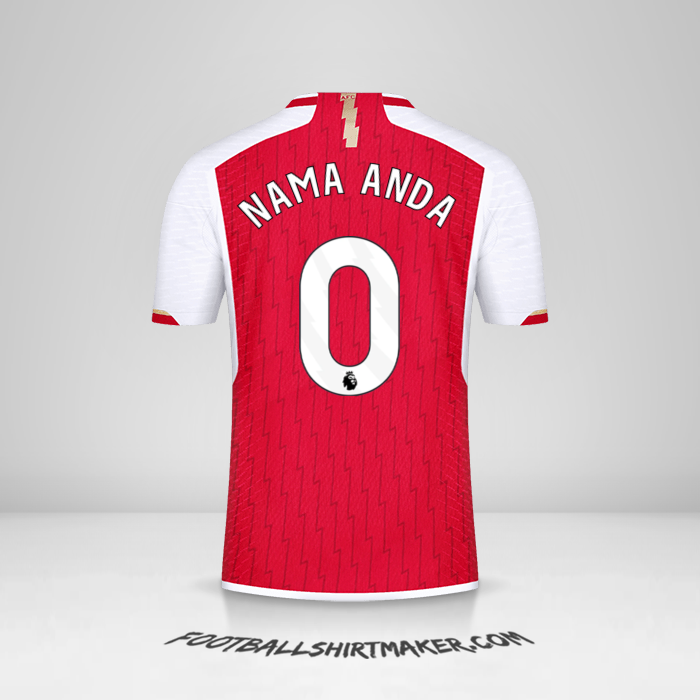 Jersey Arsenal 2023/2024 -  nama anda - 0