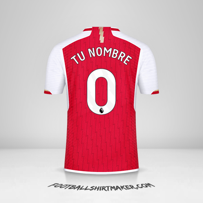 Camiseta Arsenal 2023/2024 -  tu nombre - 0