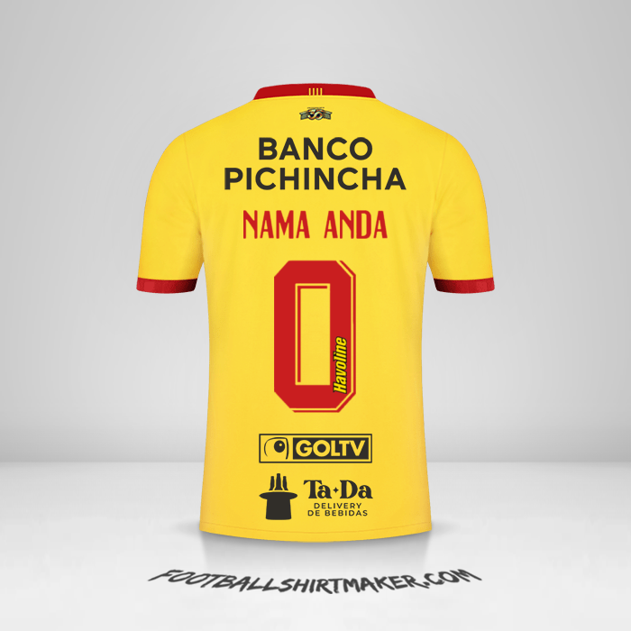 Jersey Barcelona SC 2023 -  nama anda - 0