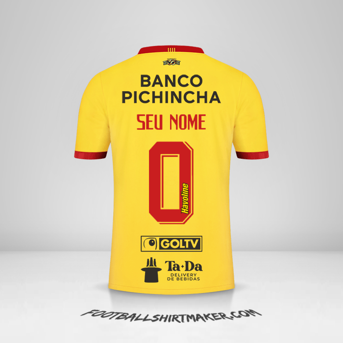 Camisa Barcelona SC 2023 -  seu nome - 0