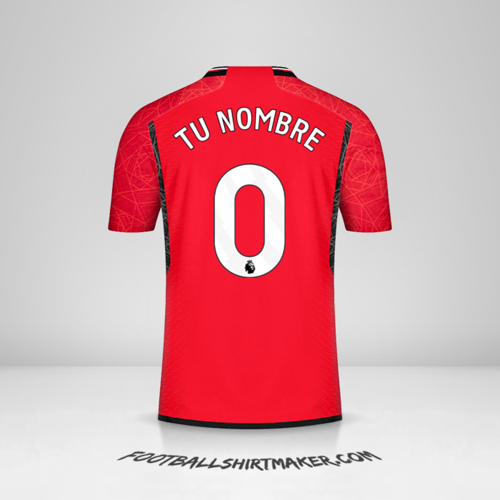 Camiseta Manchester United 2023/2024 -  tu nombre - 0