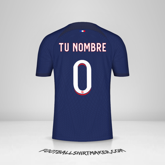 Jersey Paris Saint Germain 2023/2024 -  tu nombre - 0