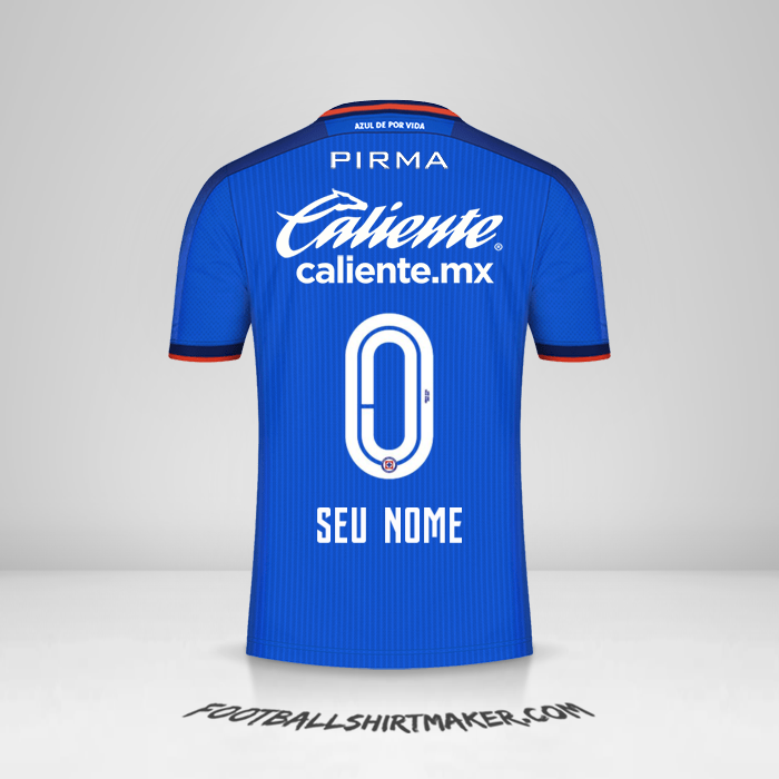 Camisa Cruz Azul 2023/2024 -  seu nome - 0