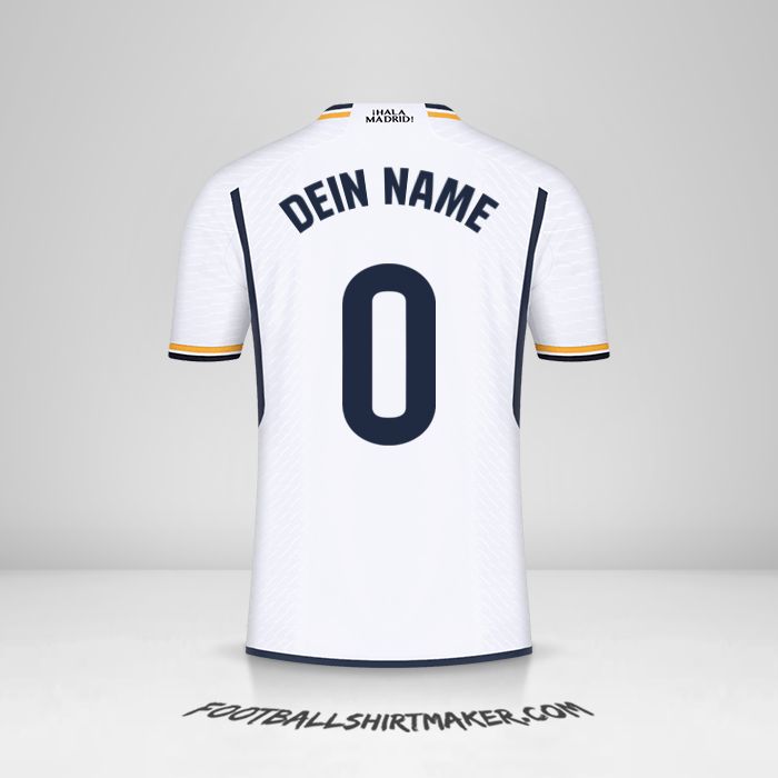 Trikot Real Madrid CF 2023/2024 -  dein name - 0