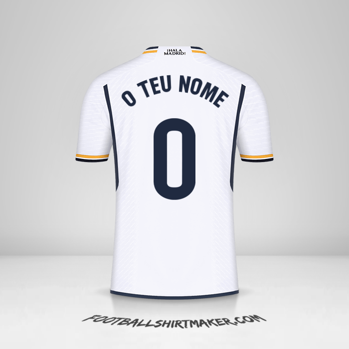 Camisola Real Madrid CF 2023/2024 -  o teu nome - 0