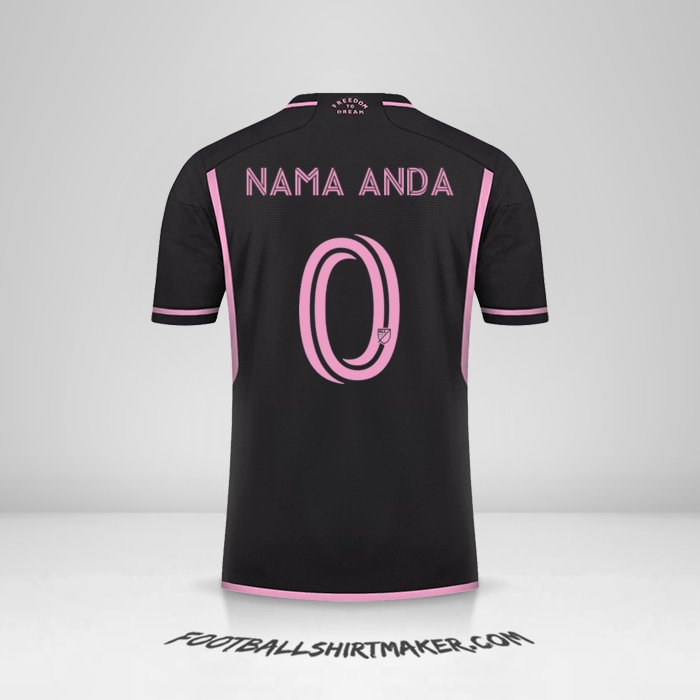 Jersey Inter Miami 2023/2024 II -  nama anda - 0