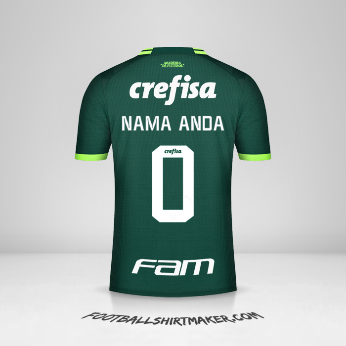 Jersey Palmeiras 2023 -  nama anda - 0