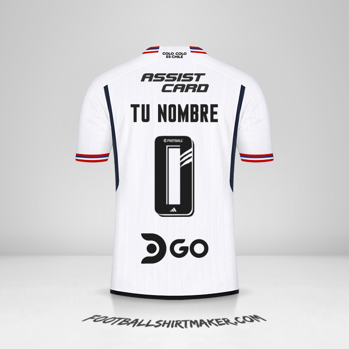Camiseta Colo Colo 2023 -  tu nombre - 0