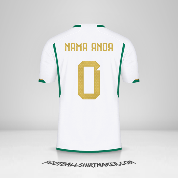 Jersey Aljazair 2022/2023 -  nama anda - 0