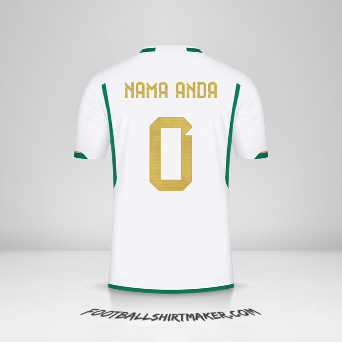 Jersey Aljazair 2022/2023 -  nama anda - 0