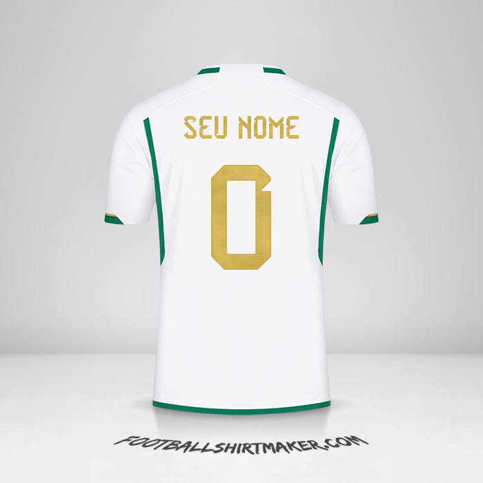 Camisa Argélia 2022/2023 -  seu nome - 0
