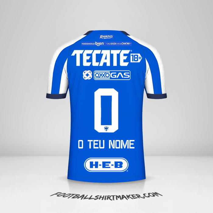 Camisola Monterrey 2023/2024 -  o teu nome - 0