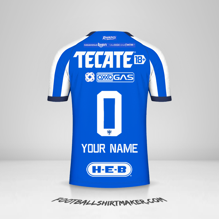 Jersey Monterrey 2023/2024 -  your name - 0