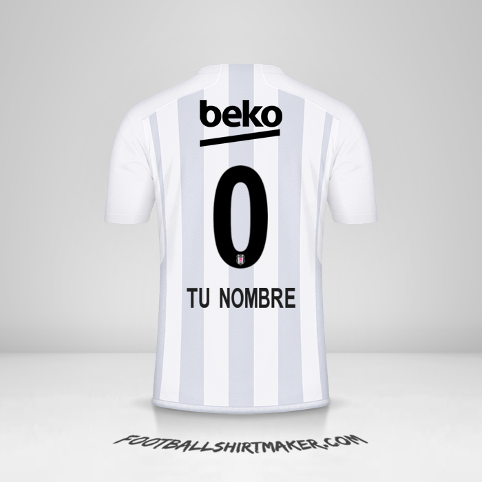 Camiseta Besiktas JK 2023/2024 -  tu nombre - 0