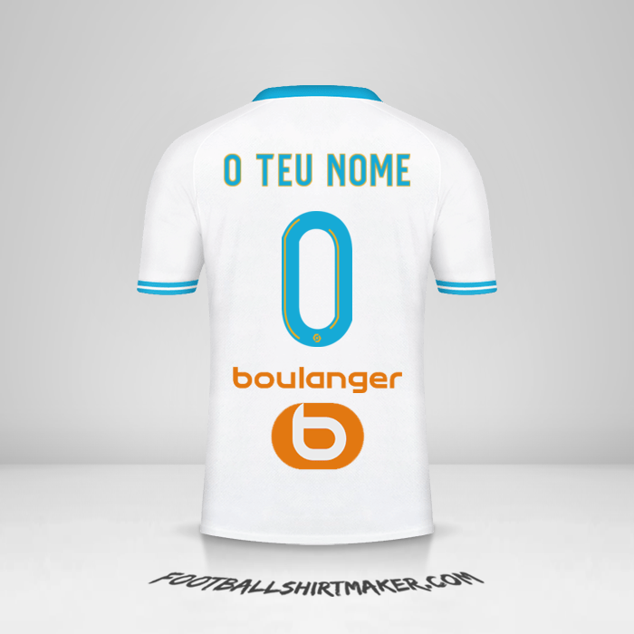 Camisola Olympique de Marseille 2023/2024 -  o teu nome - 0
