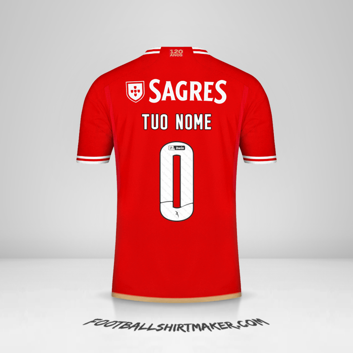 Maglia SL Benfica 2023/2024 -  tuo nome - 0