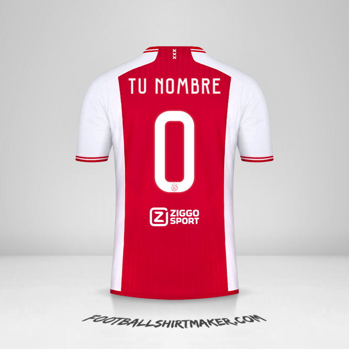 Camiseta AFC Ajax 2023/2024 -  tu nombre - 0