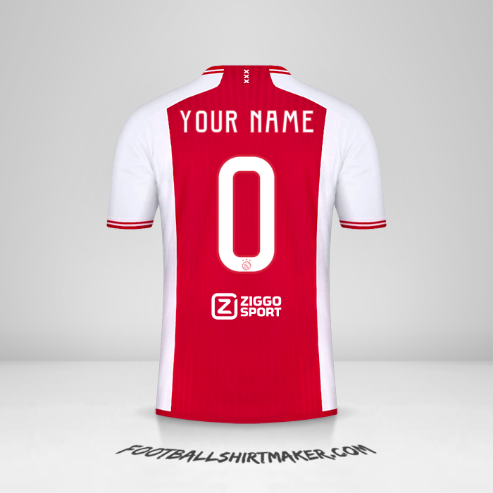 Shirt AFC Ajax 2023/2024 -  your name - 0