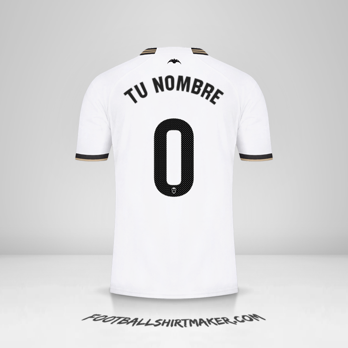 Camiseta Valencia CF 2023/2024 -  tu nombre - 0