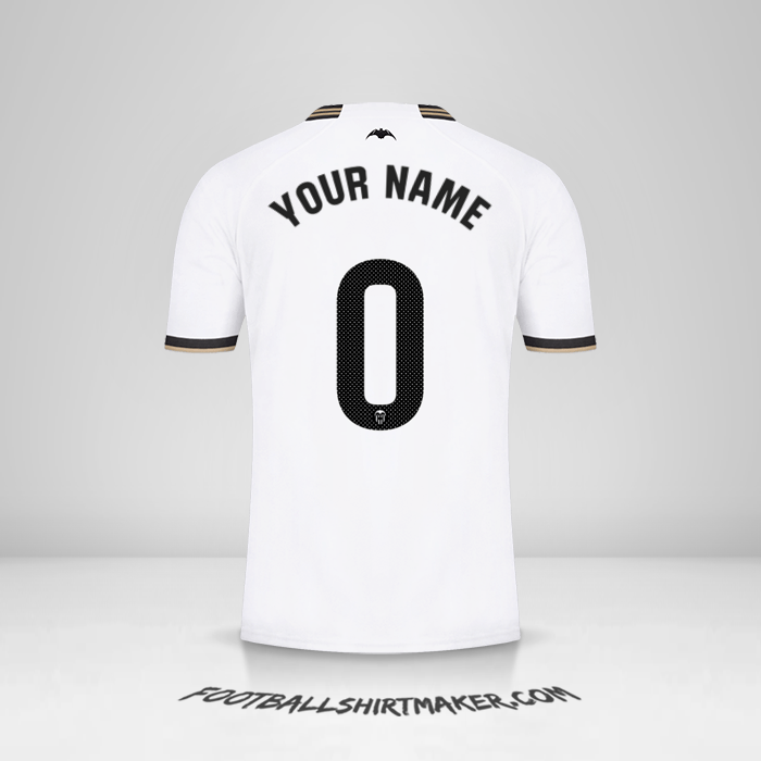 Jersey Valencia CF 2023/2024 -  your name - 0