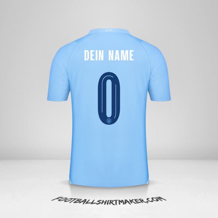 Trikot Manchester City Cup 2023/2024 -  dein name - 0