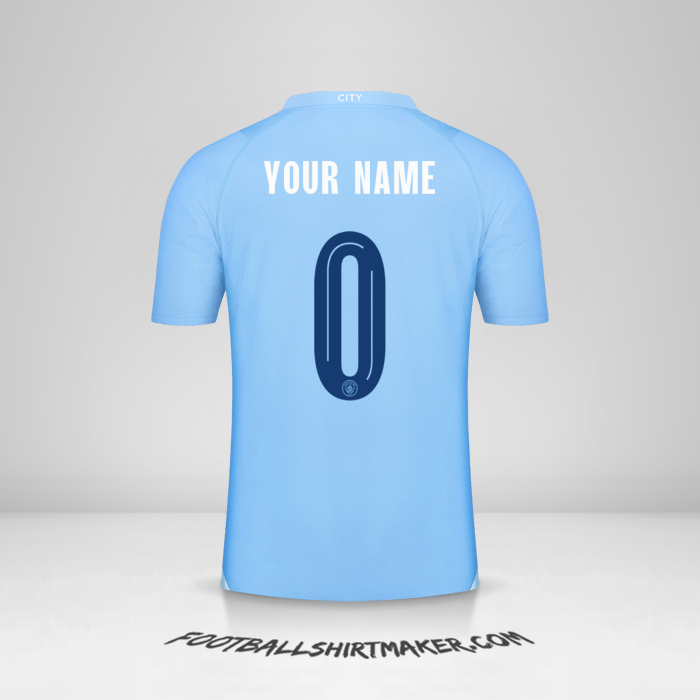 Shirt Manchester City 2023/2024 Cup -  your name - 0