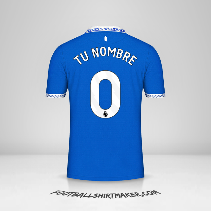 Camiseta Everton FC 2023/2024 -  tu nombre - 0