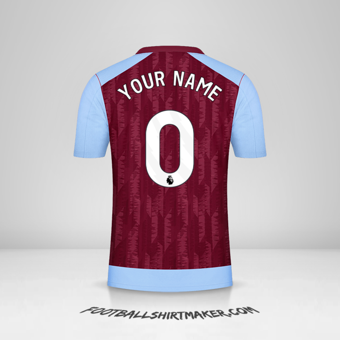 Jersey Aston Villa FC 2023/2024 -  your name - 0