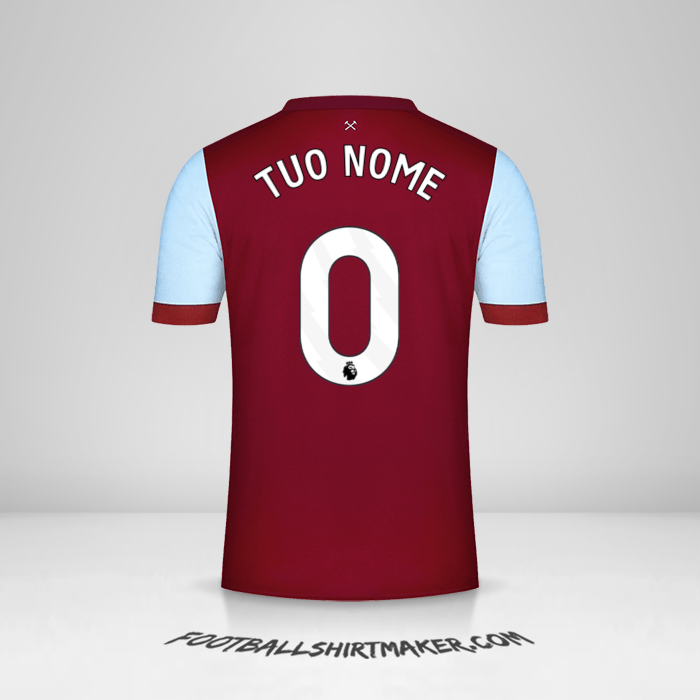 Maglia West Ham United FC 2023/2024 -  tuo nome - 0