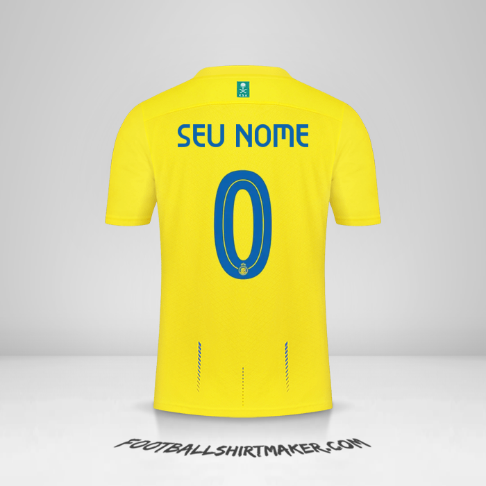 Camisa Al Nassr 2023/2024 -  seu nome - 0