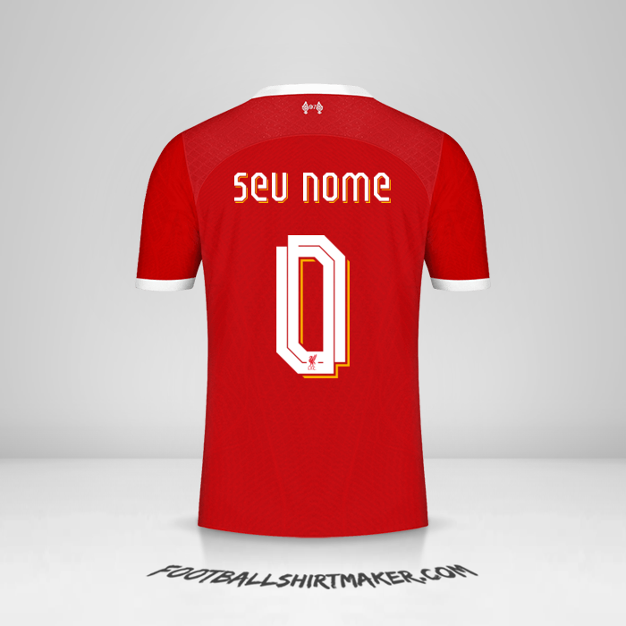 Camisa Liverpool FC Cup 2023/2024 -  seu nome - 0
