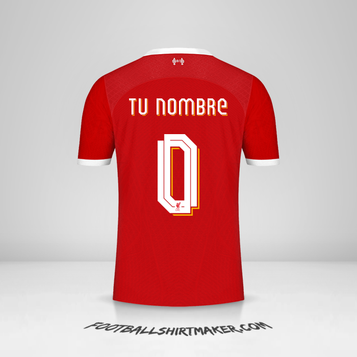 Camiseta Liverpool FC Cup 2023/2024 -  tu nombre - 0