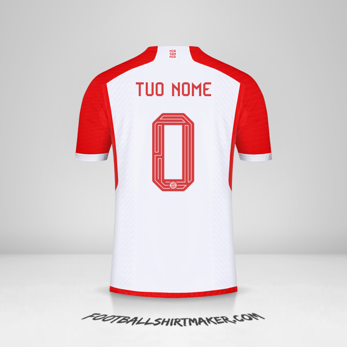 Maglia FC Bayern Munchen 2023/2024 Cup -  tuo nome - 0