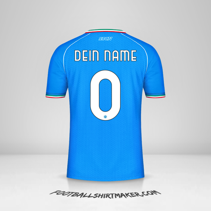 Trikot SSC Napoli 2023/2024 Cup -  dein name - 0